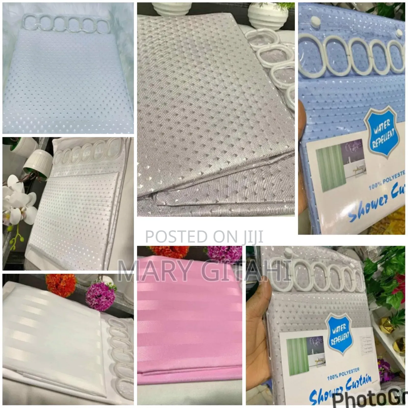 Shower Curtains
Plain Stripped ,Dotted