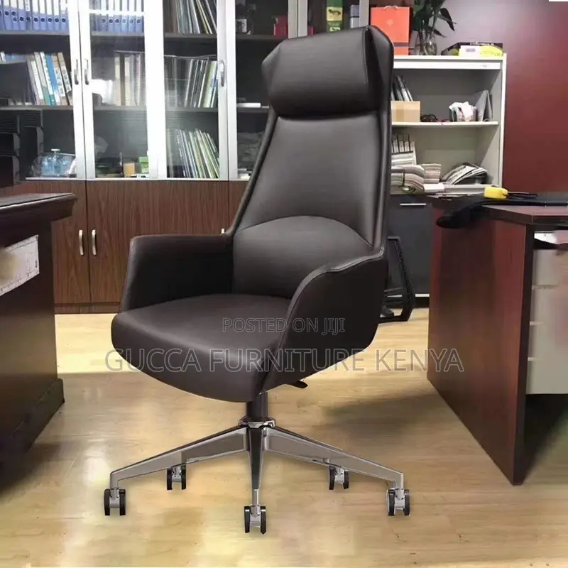 Office Chair: Swivel Stylish Leather Executive Office Chair