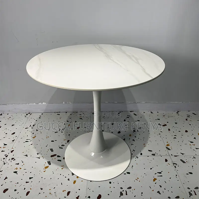 Office Table :Marble Tulip Balcony White Dining Home Table