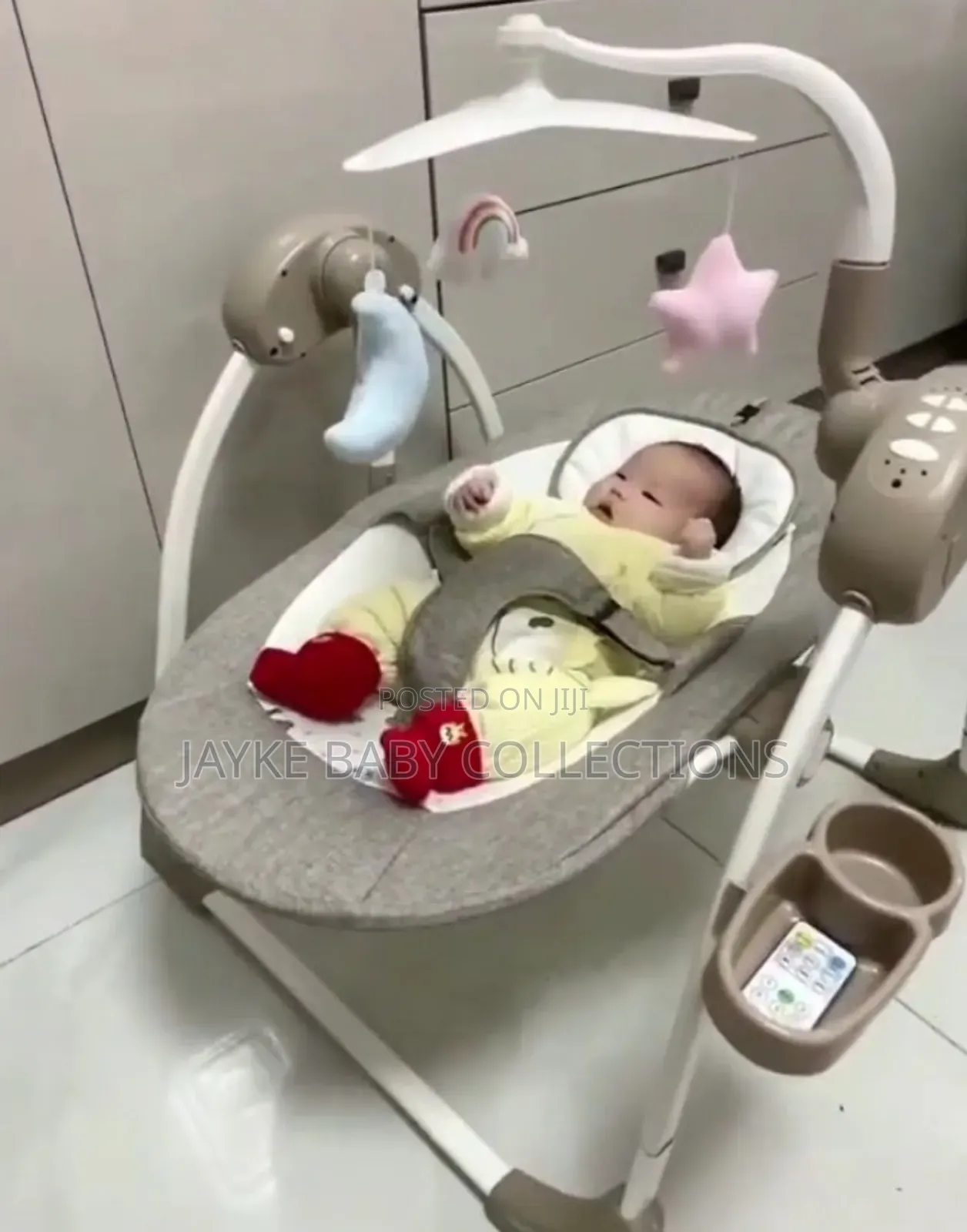 Electric Baby Cradle Swing With Remote Control