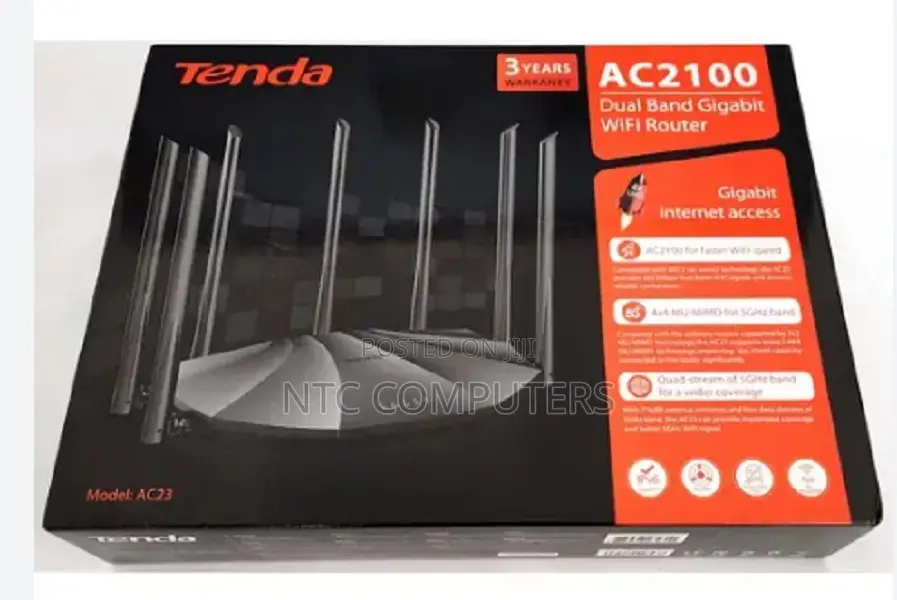 Tenda Ac23: Ac2100 Dual Band Gigabit Wi-Fi Router