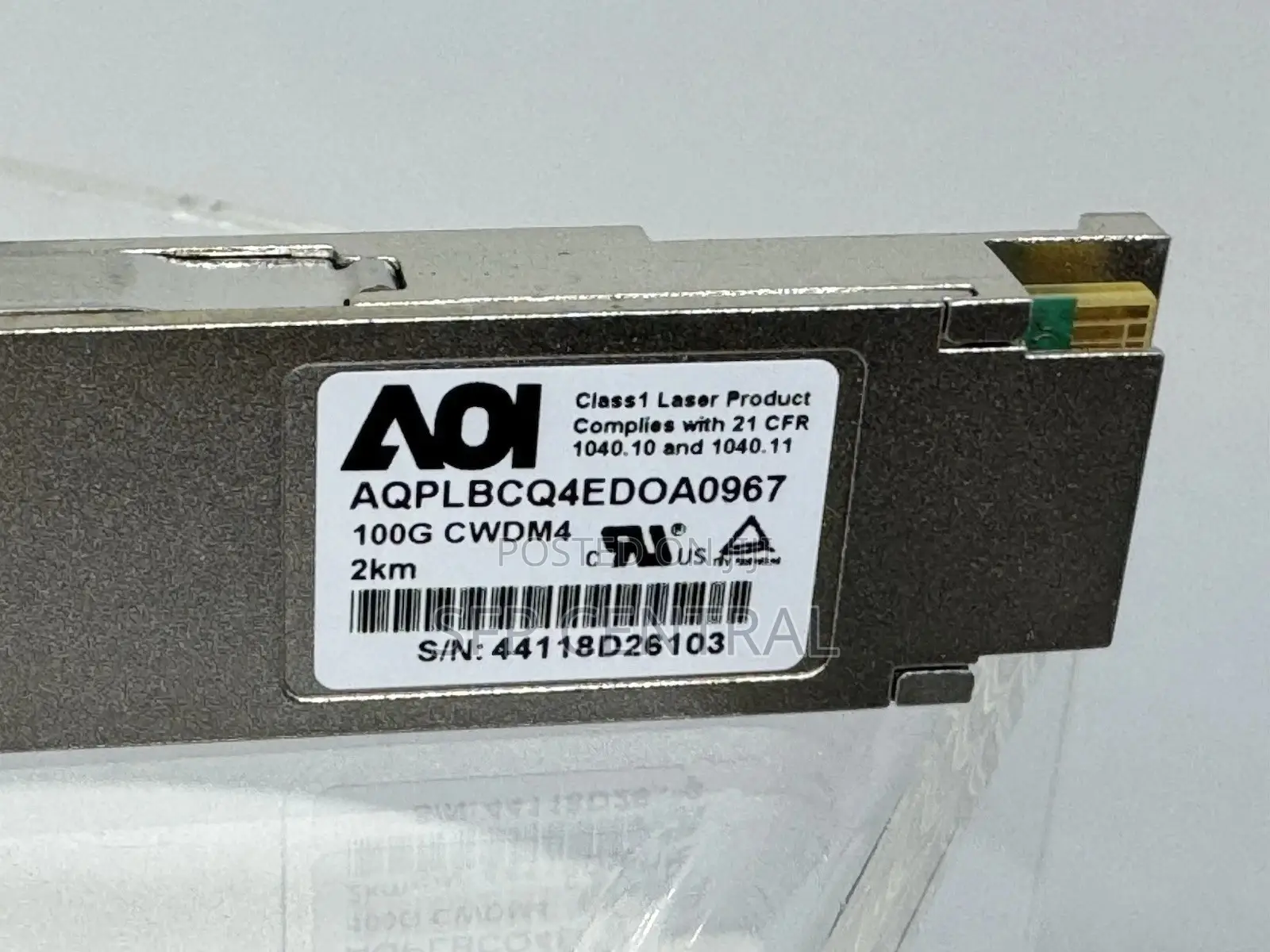 Aoi 100g Cwdm4 Qsfp28 2km for Cisco/D-Link/Huawei