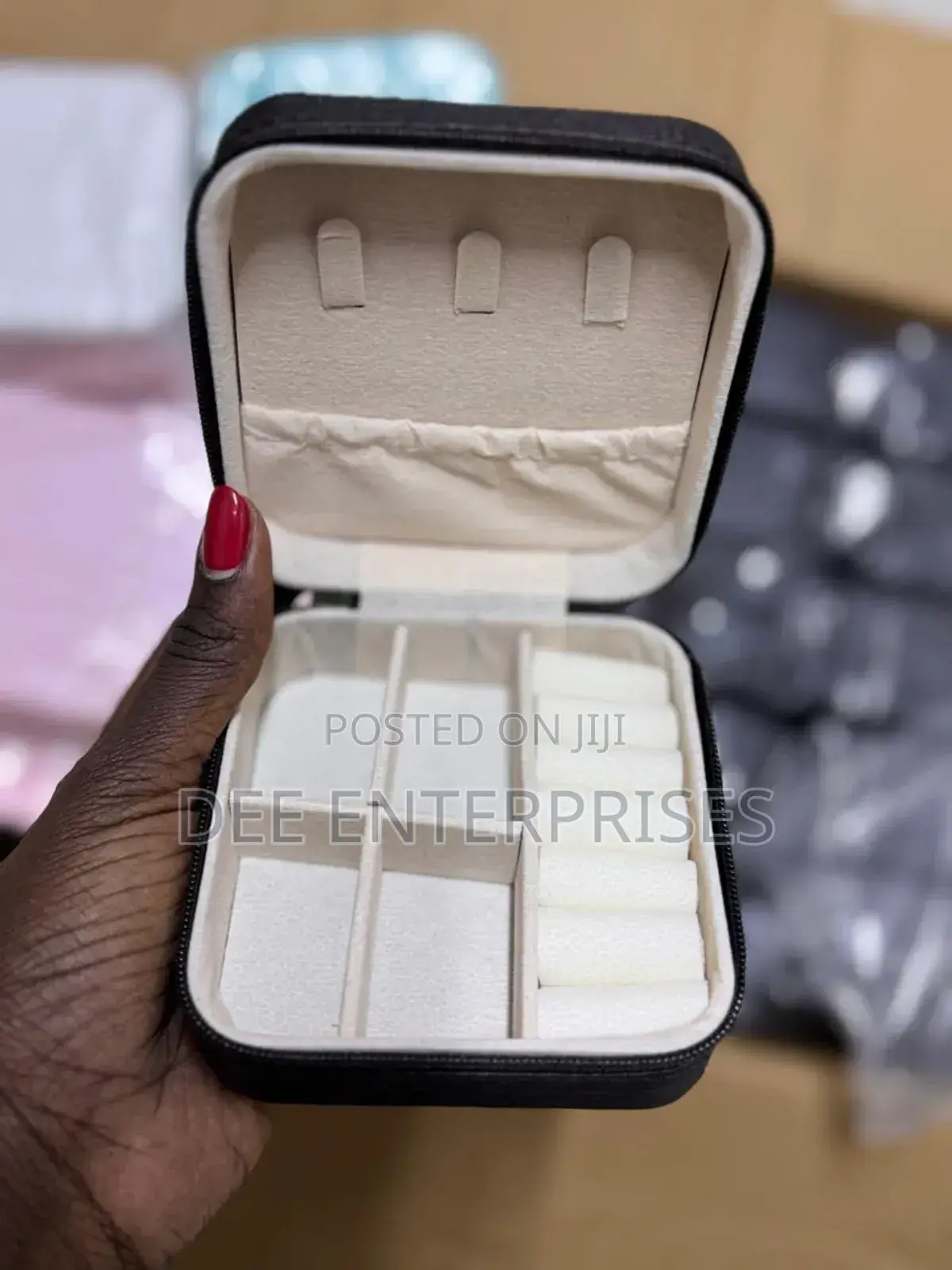 Portable Jewelry Travel Case Organizer