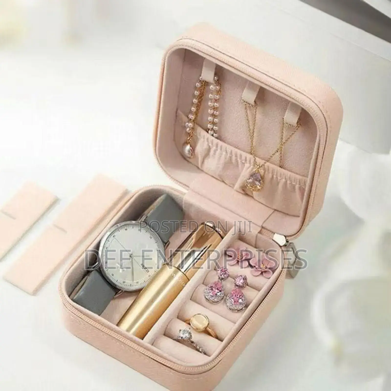 Portable Jewelry Travel Case Organizer