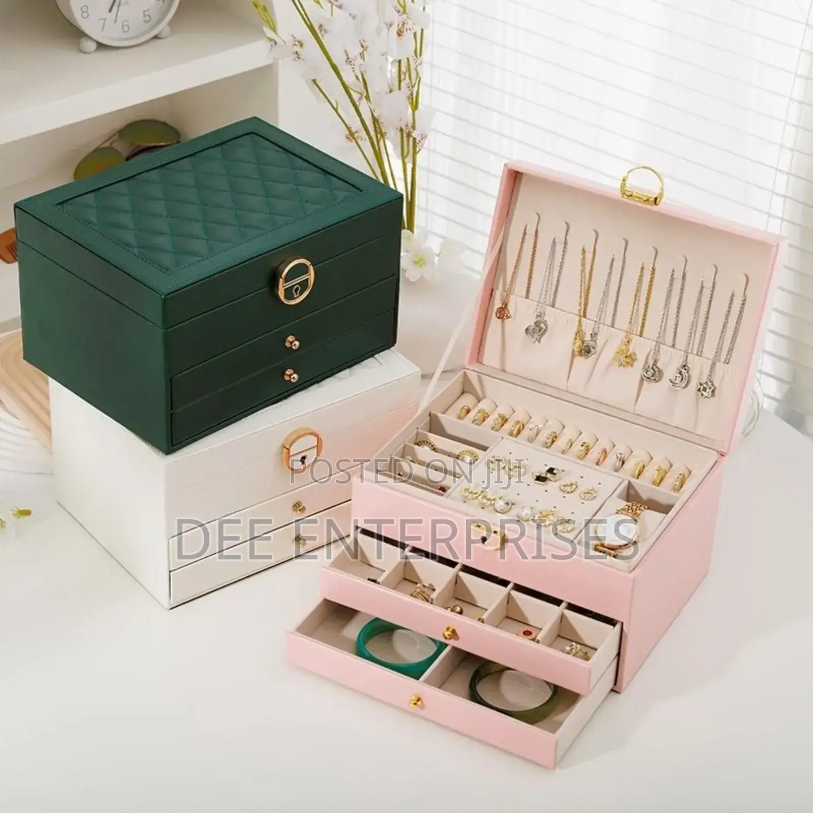 Multi-Layer Jewelry Storage Box Large Capacity