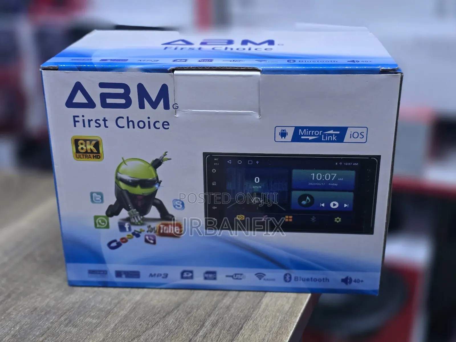 Abm 8 Inch Android Car Radio With Carplay and Android Auto