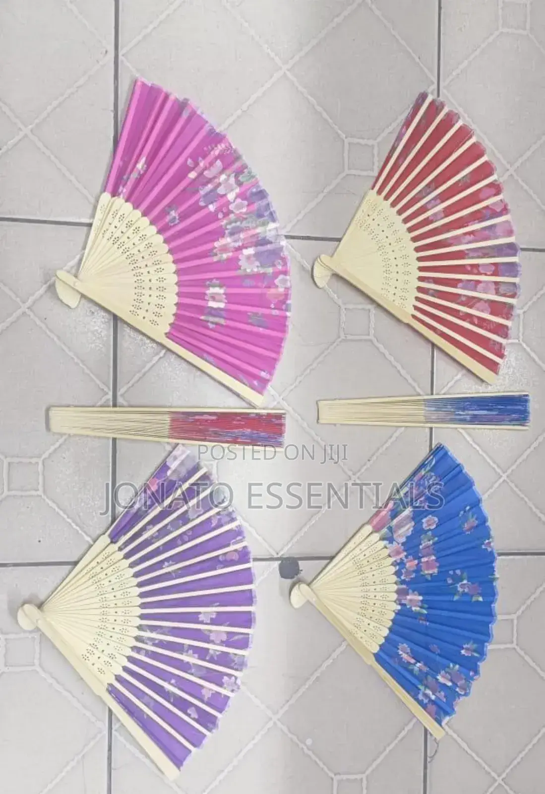 Vintage Japanese Handheld Folding Fan