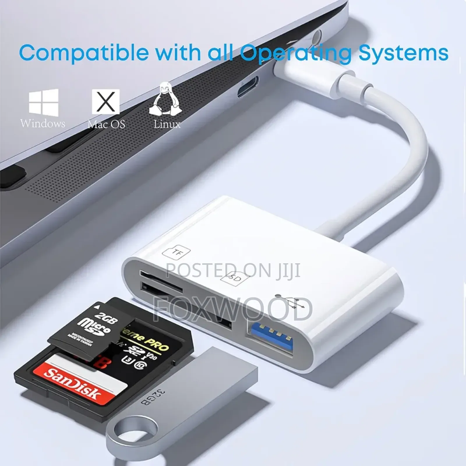 Usb-C to Usb Sd/Micro Sd Cardreader,