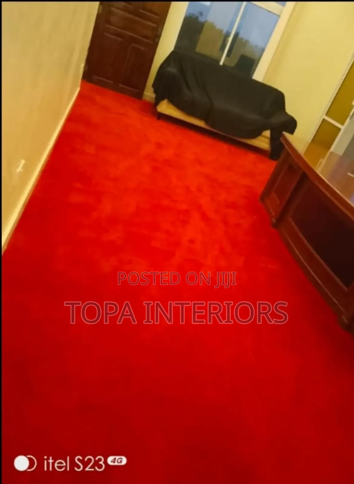 Red Wall to Wall Flooring Carpets