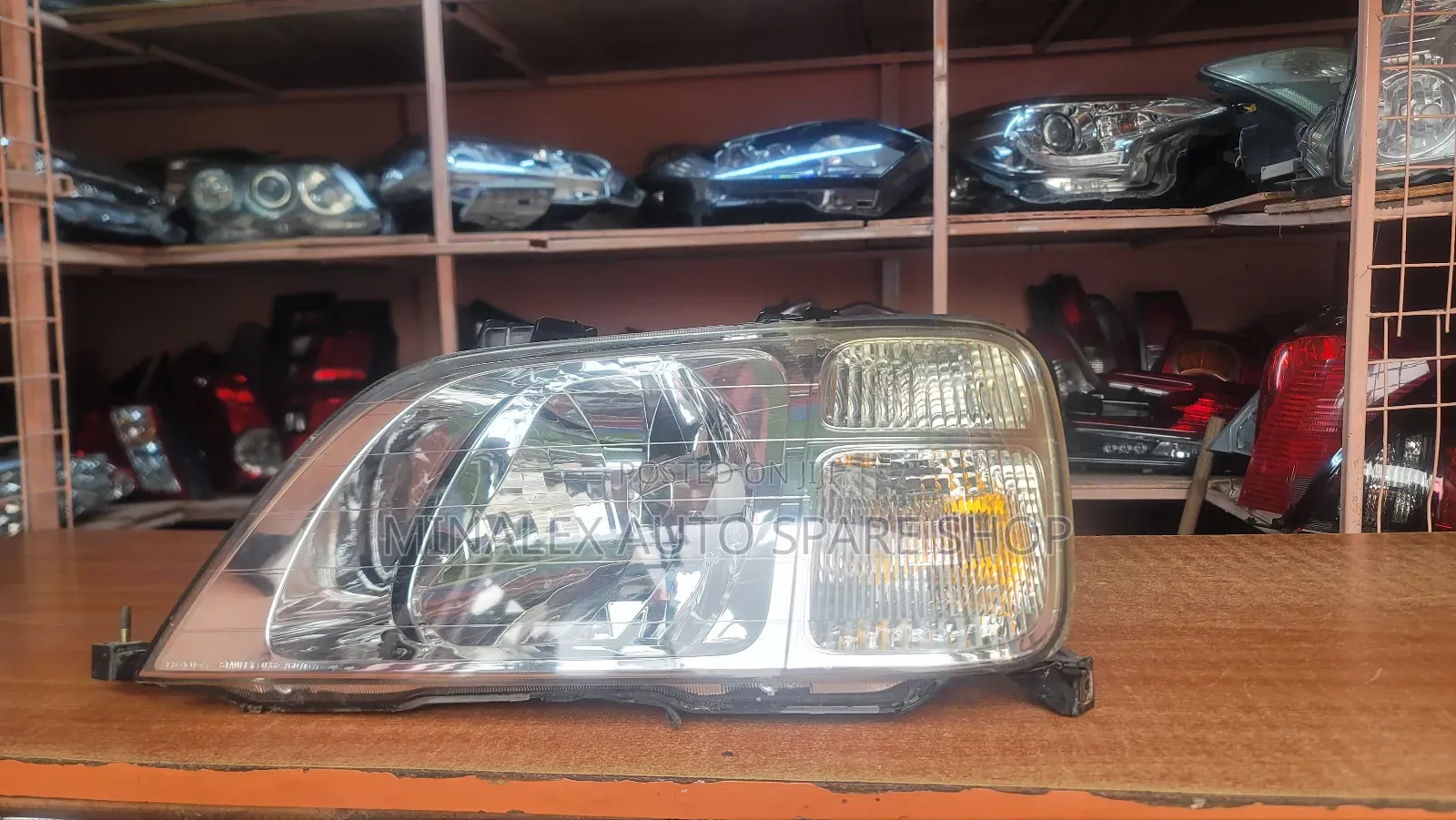 Honda Rd1 Headlight Complete With Bulbs And Sockets