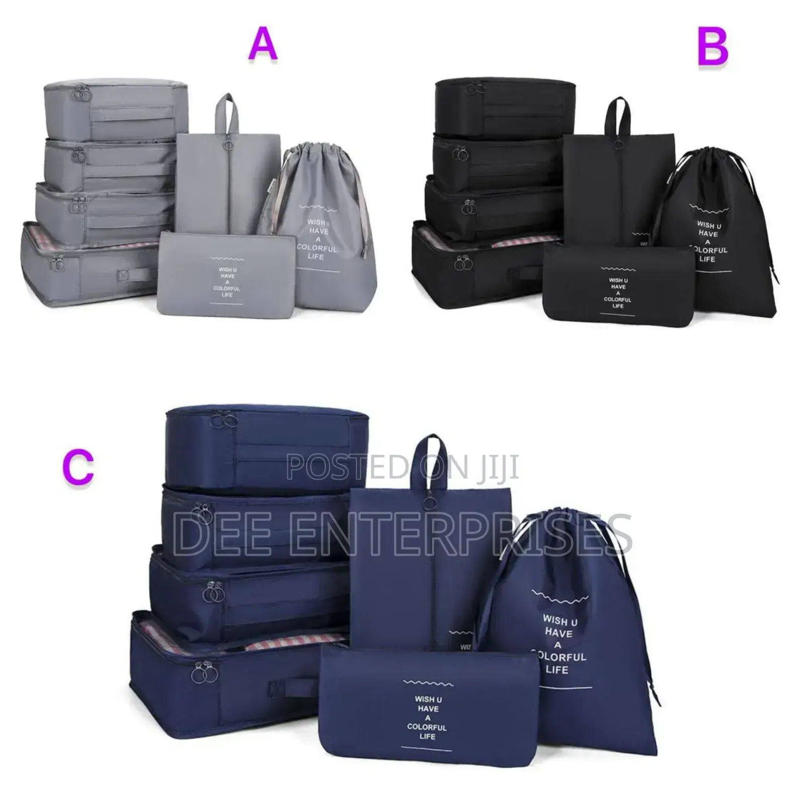 7pcs Luggage Travel Organizers for Suitcase