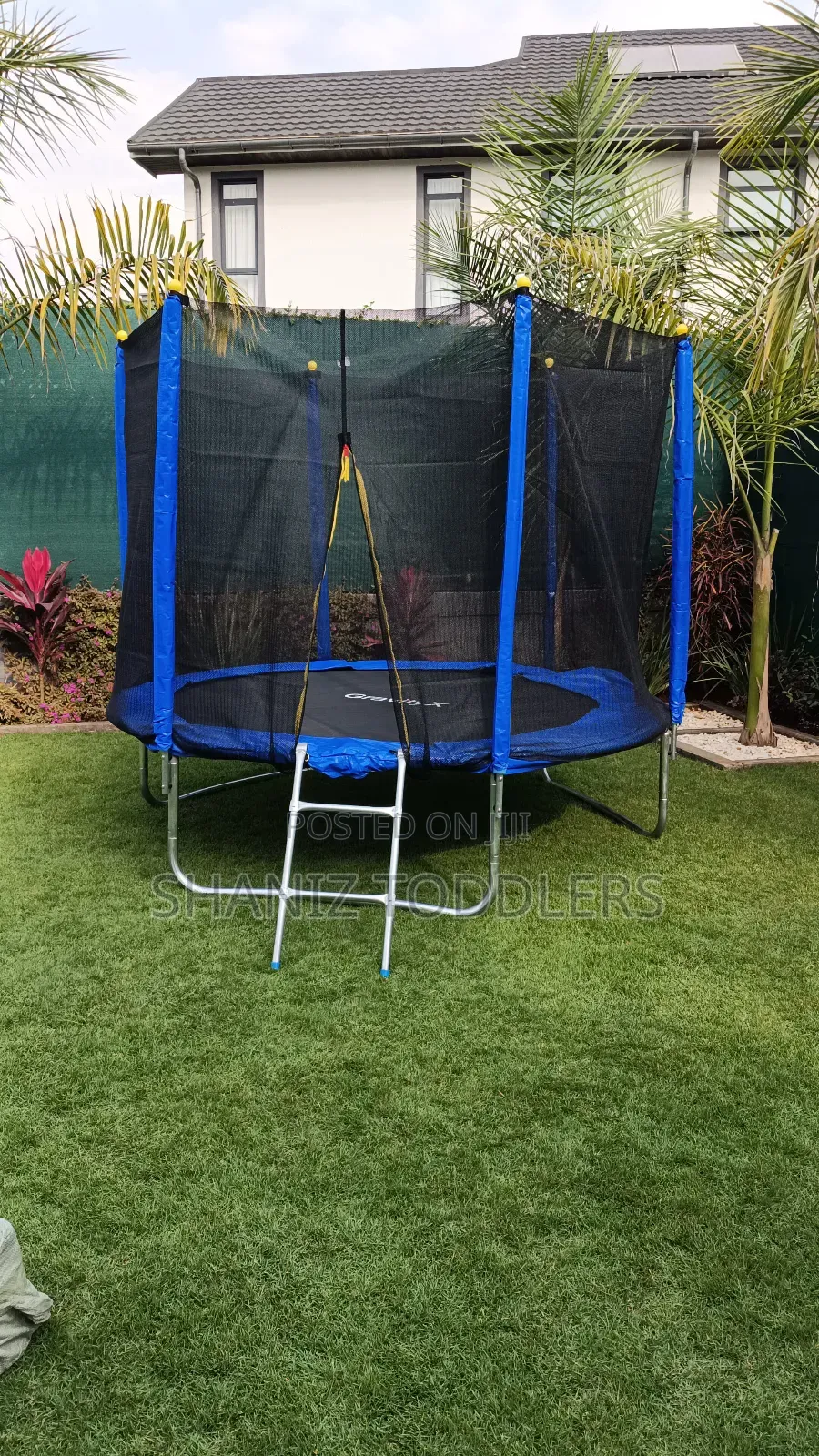 Safe Bounce Kids Trampoline (8ft )