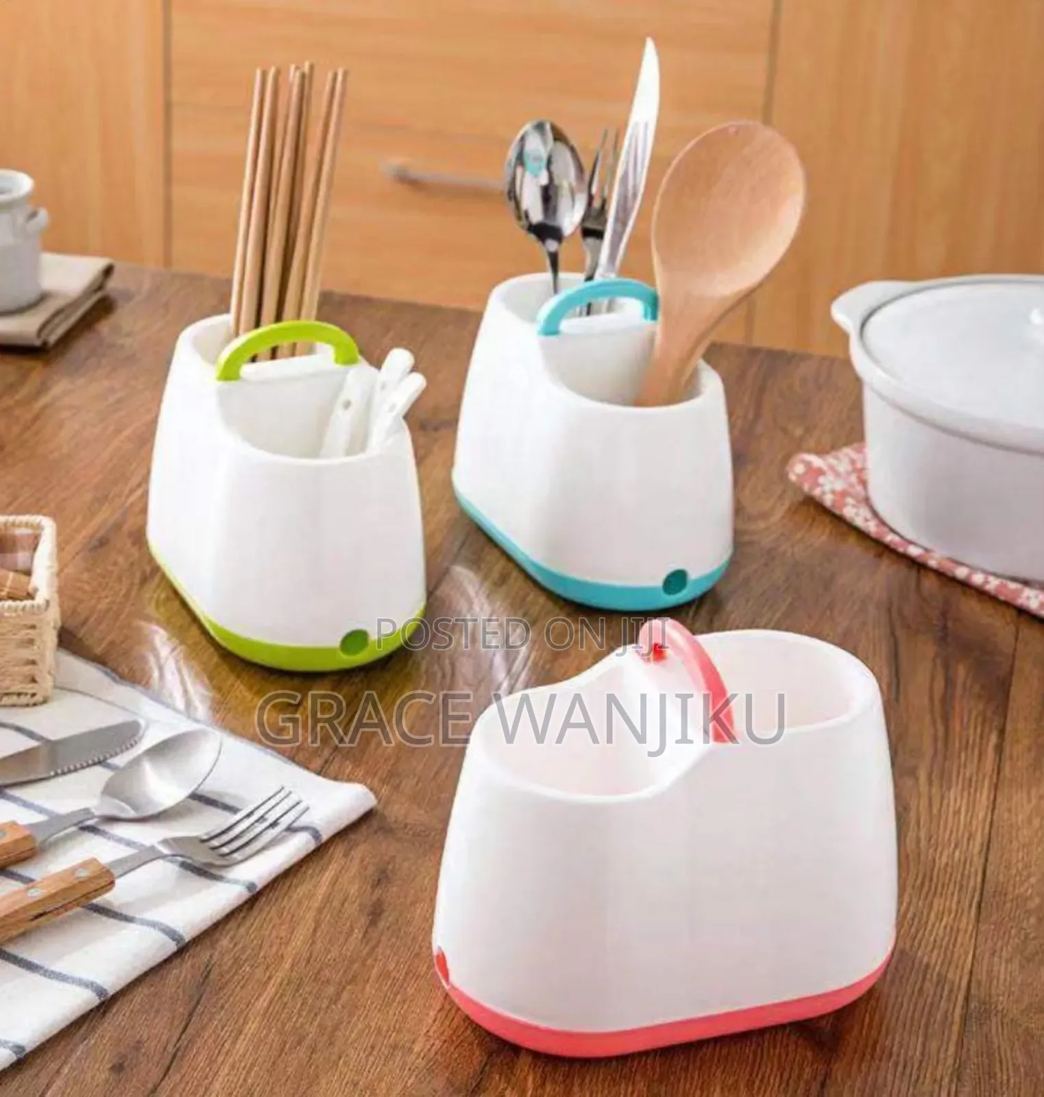 Slot Spoon Holder Cutlery Drainer