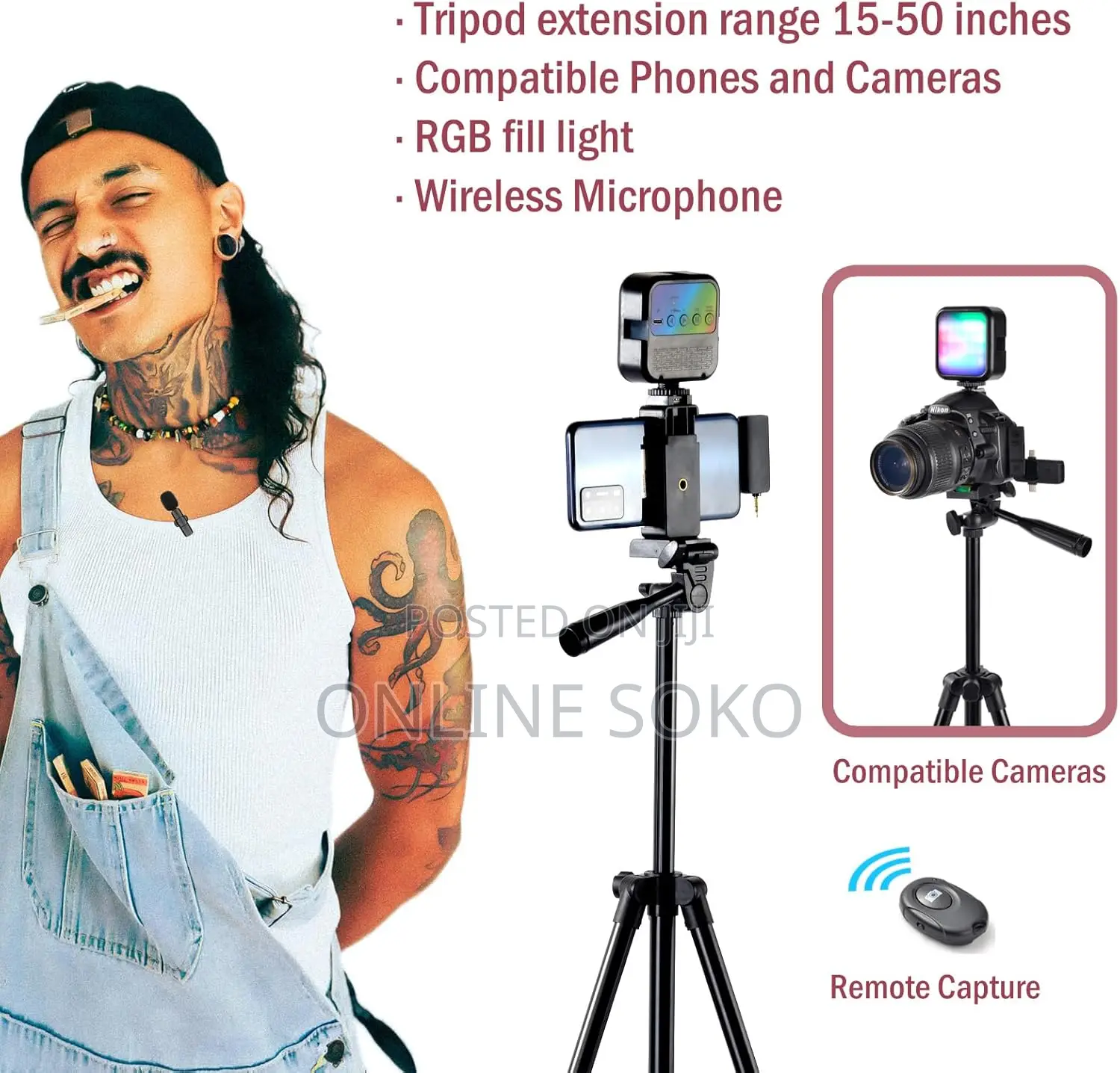 Multi-Functional Content Creator Youtuber Vlogging Kit