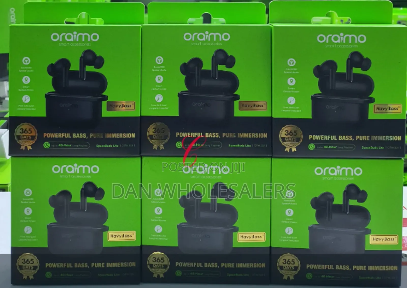 Oraimo Spacebuds Lite Otw-324 Up to 40hrs Long Playtime