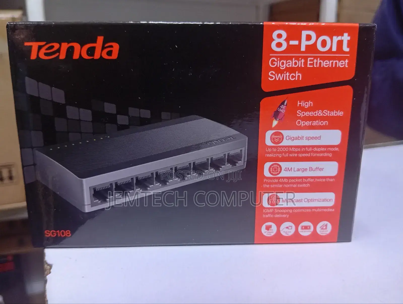 Sg108 Tenda 8 Port Gigabit Switch