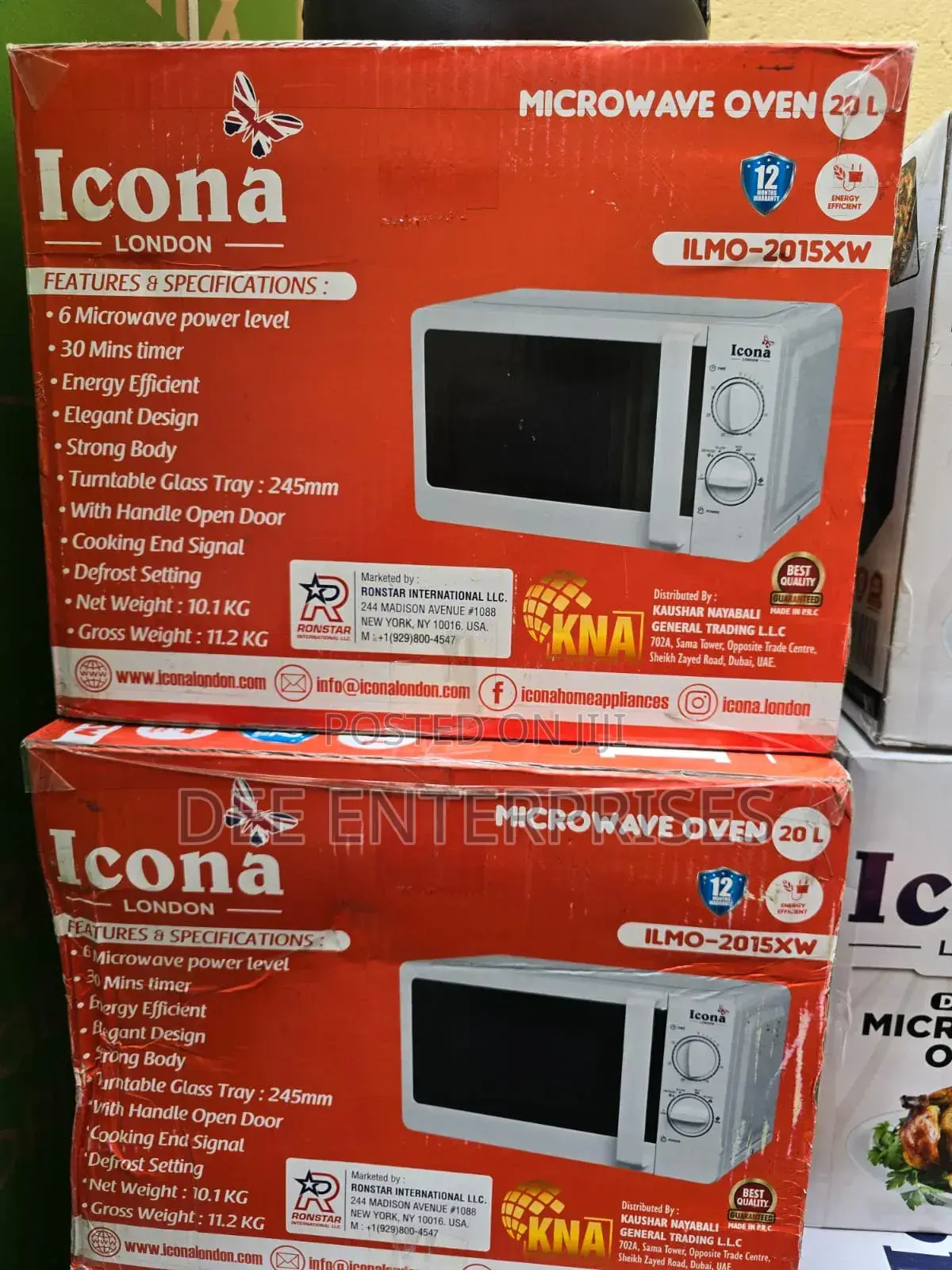 20 Litres Icona Manual Microwave