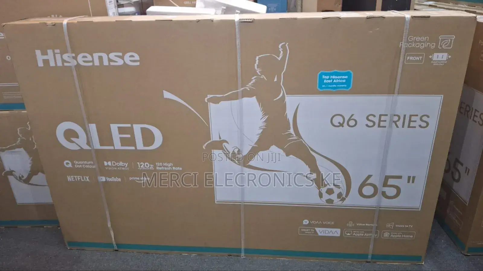 
Hisense 65′′ Qled Ultra Hd Smart Tv 65q6n