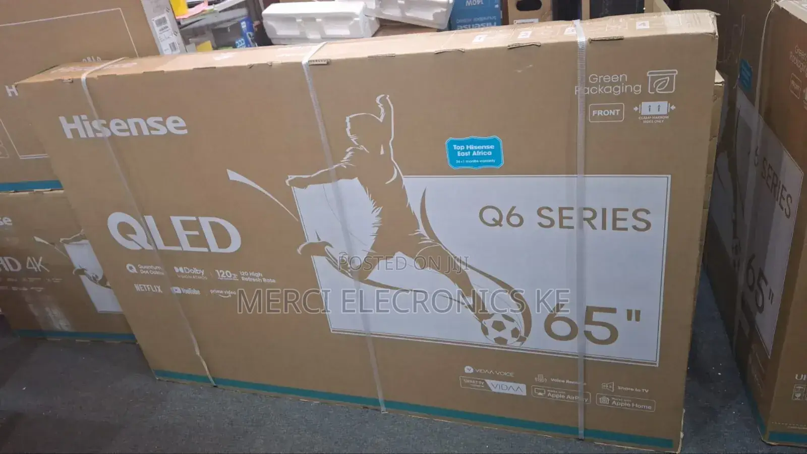 
Hisense 65′′ Qled Ultra Hd Smart Tv 65q6n