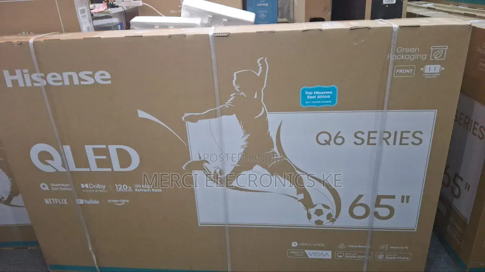 
Hisense 65′′ Qled Ultra Hd Smart Tv 65q6n