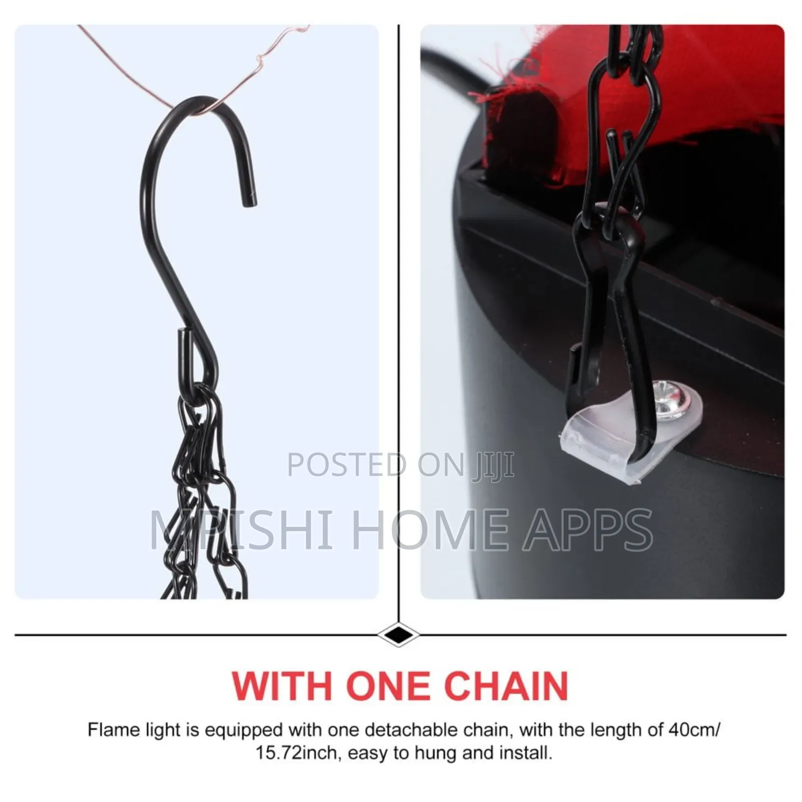 Led Hanging Flame Light Brazier Lamp