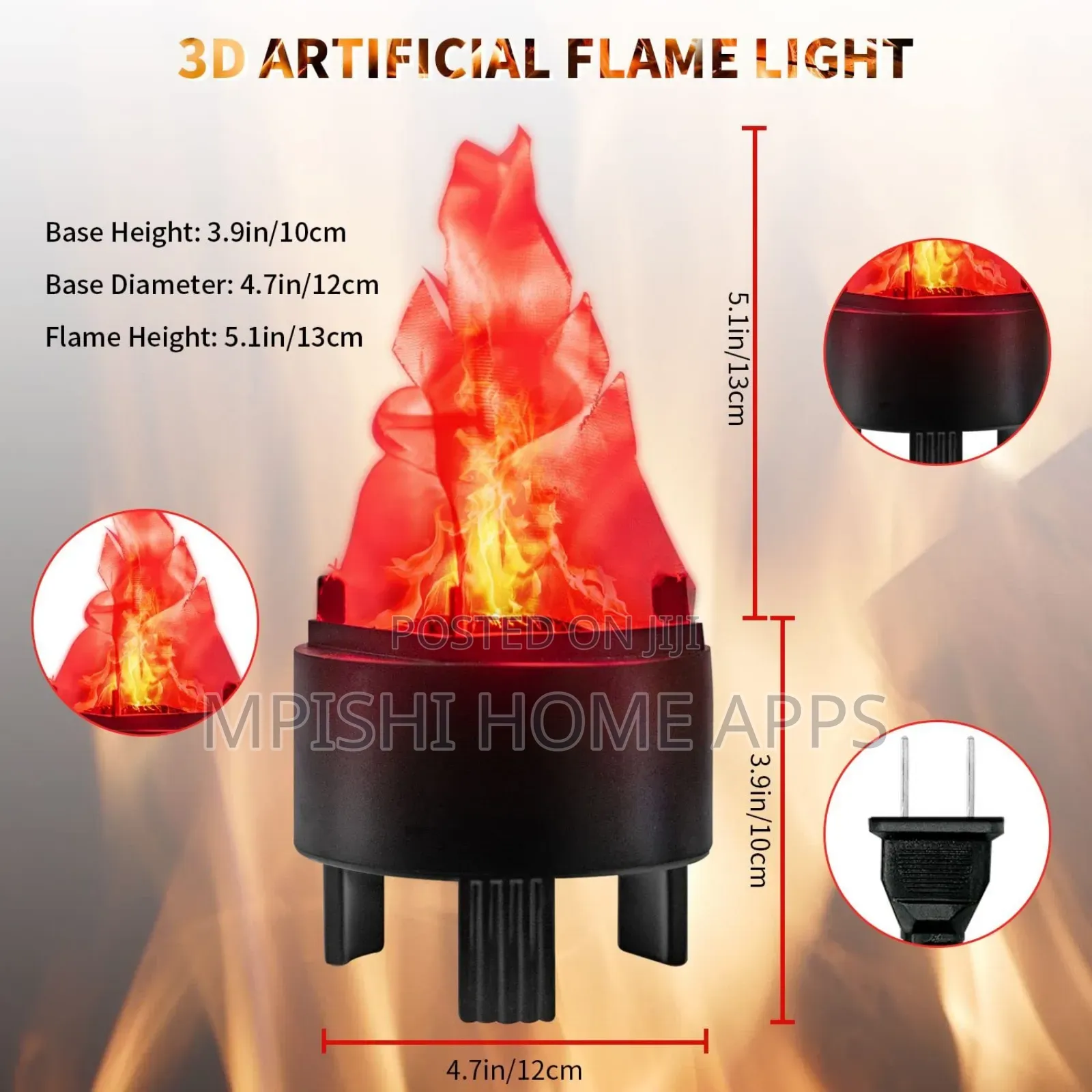 3d Artificial Fire Flame