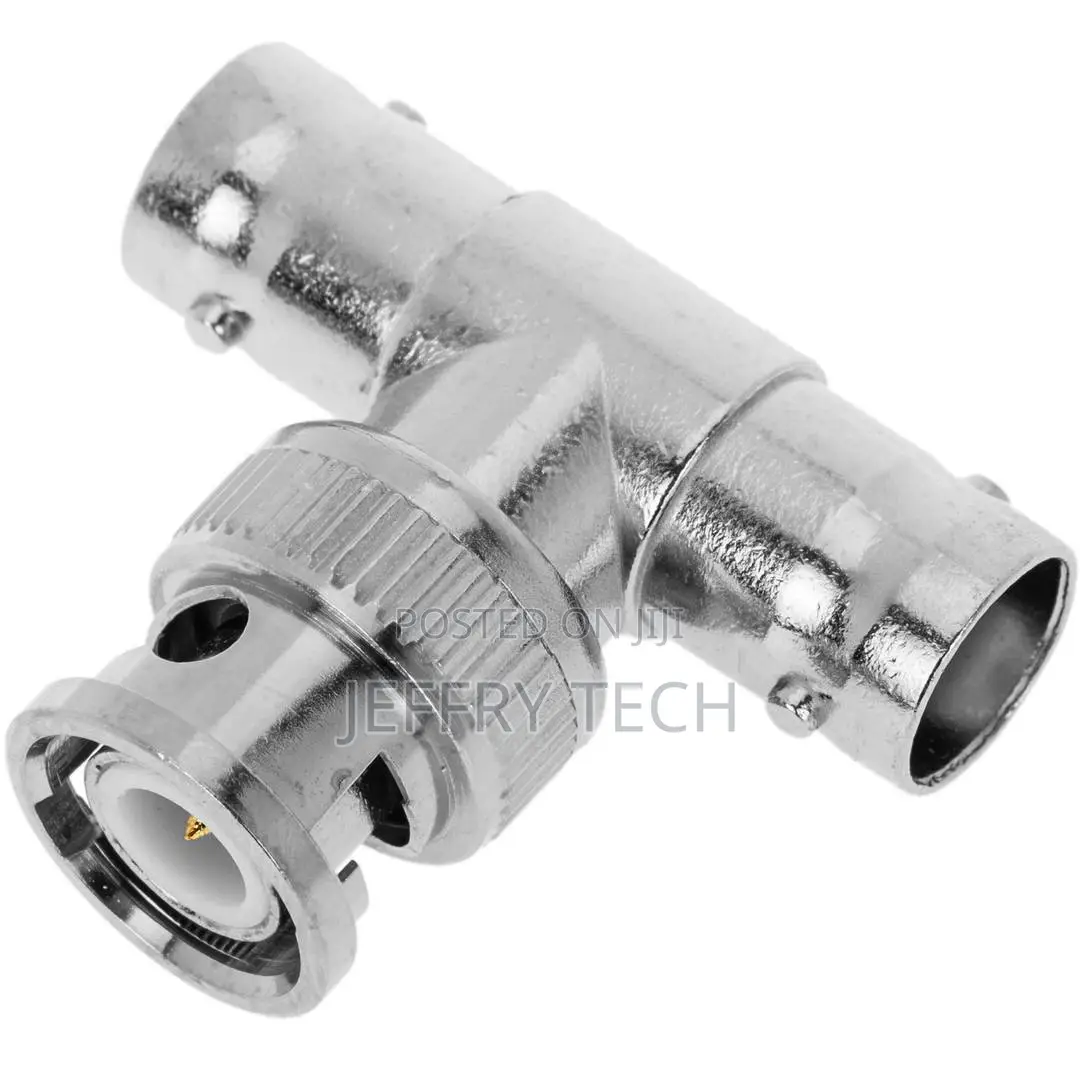 T Connector 1 BNC Male to 2 BNC Female