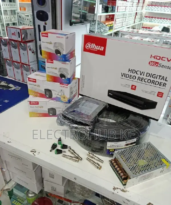 8 Full Color Hd CCTV Cameras Complete Package Dahua