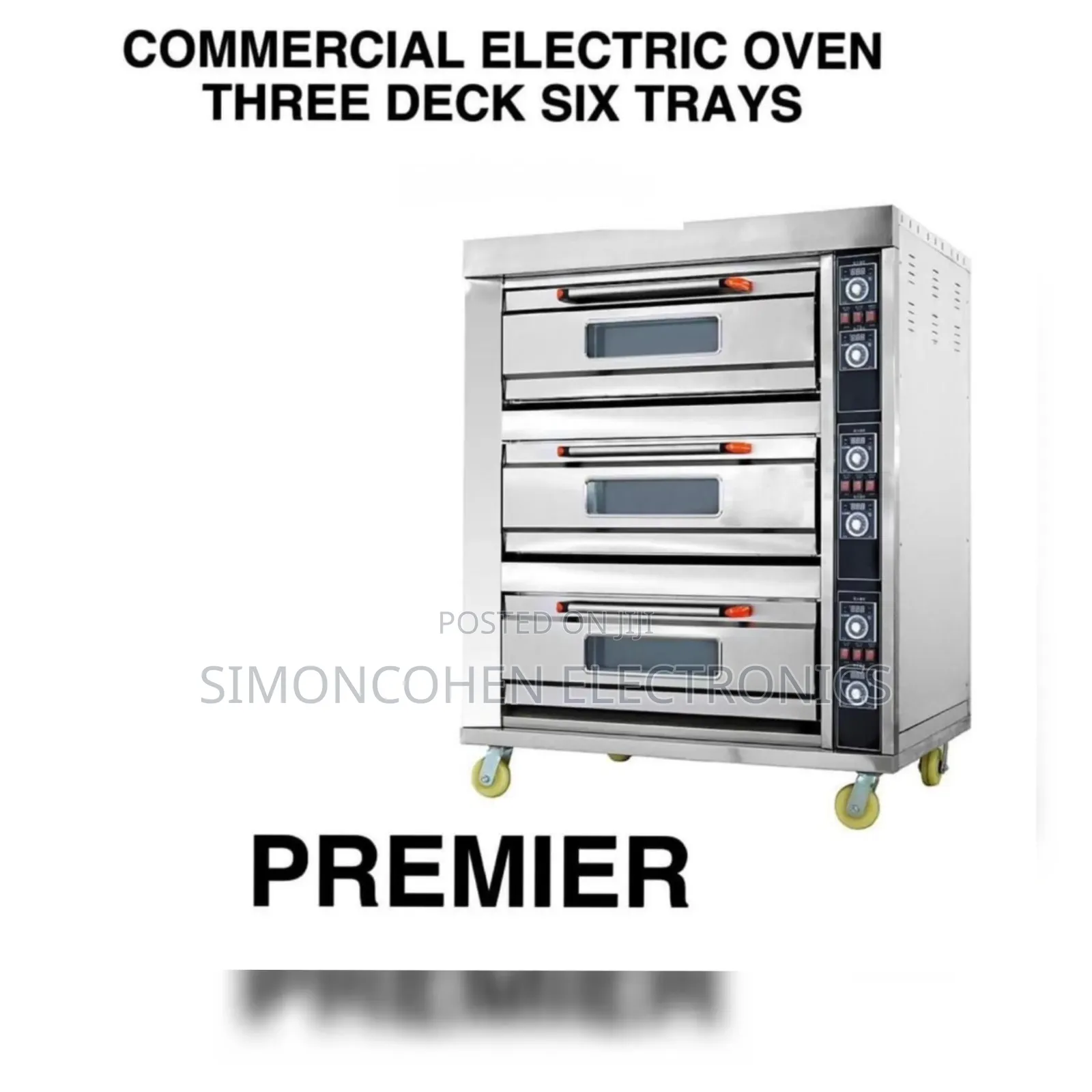 Premier Commercial Electric Oven 6 Trays