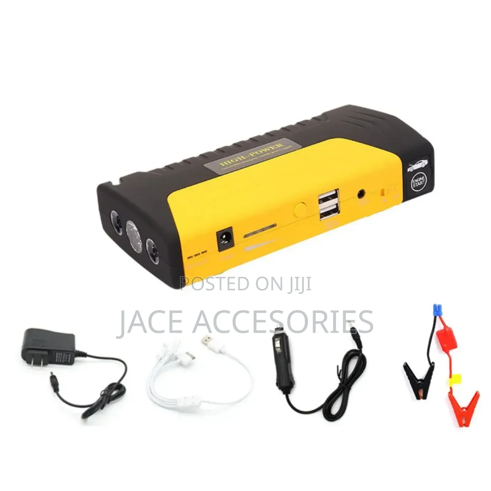 Multifunction Car Jumpstarter Kit With Inflator