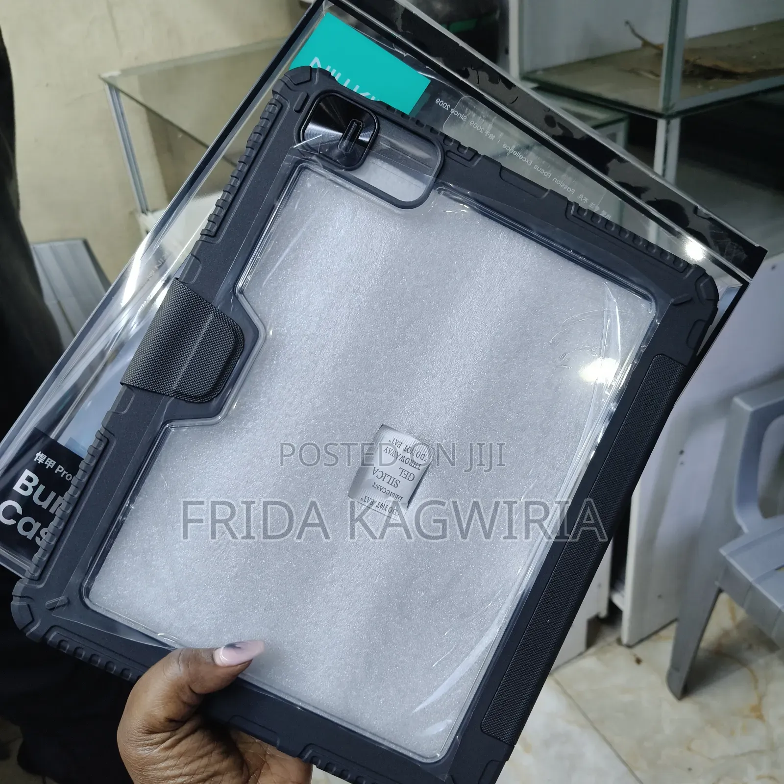 iPad Air 13 2025/2024 Nilkin Leather Flip Cover With Penslot