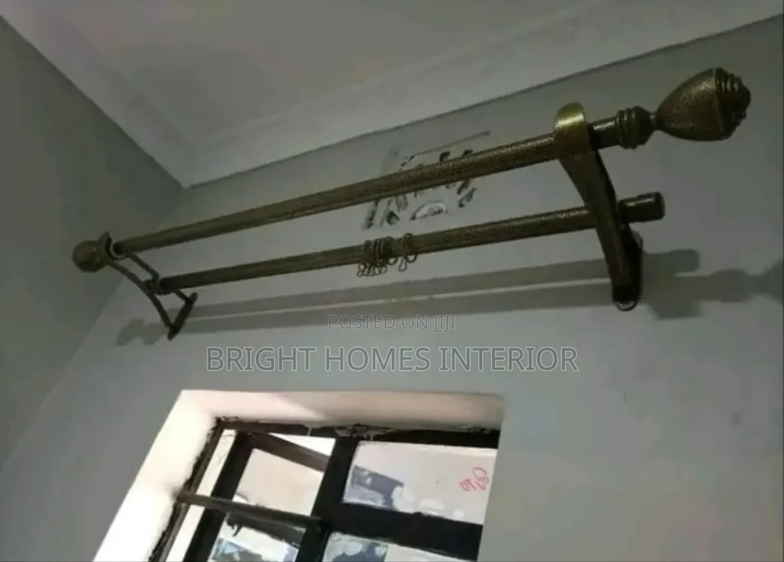 Strong Curtain Rod Cut According to Client Measurements