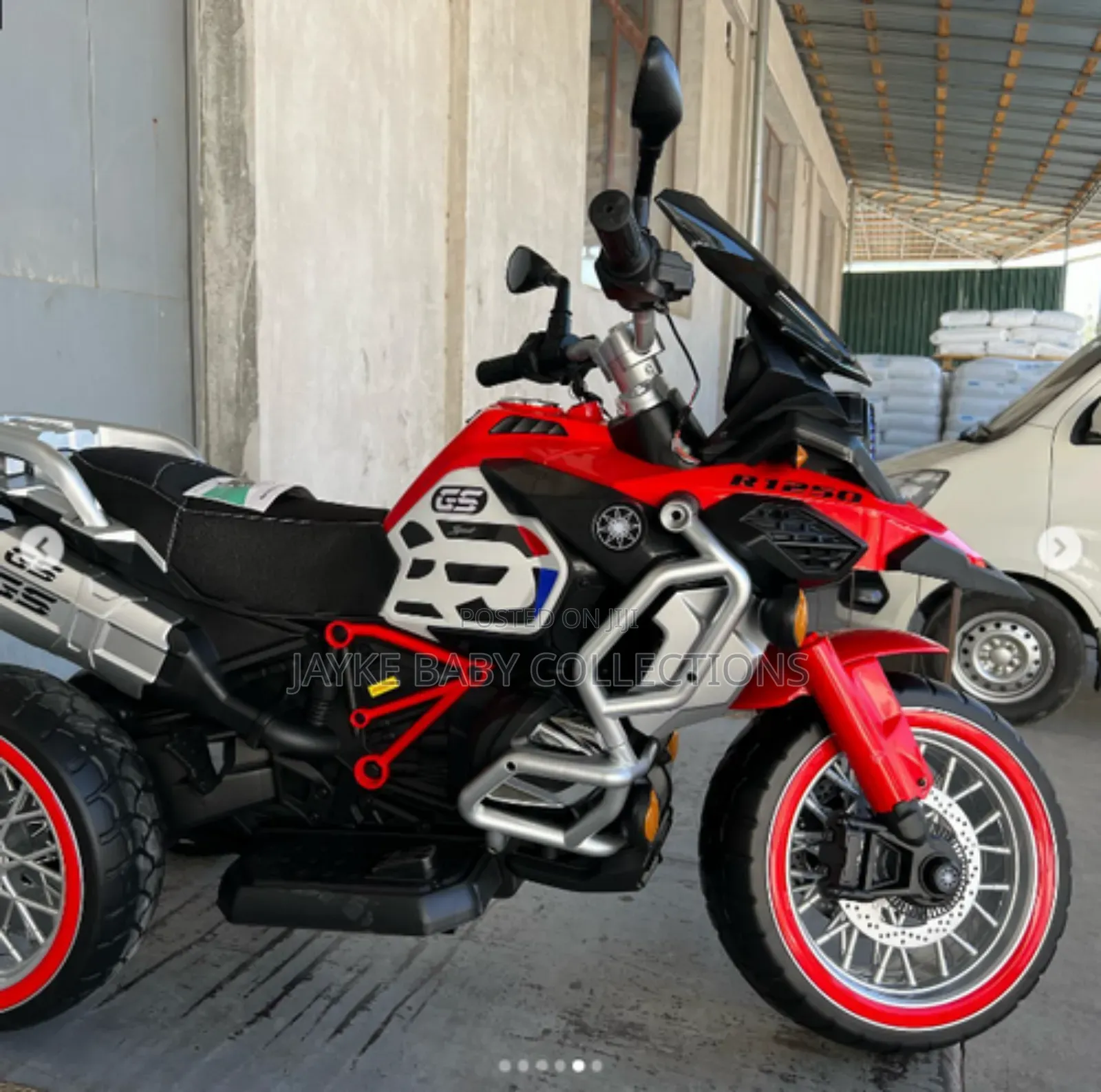 Battery-Operated Kids Motorcycle Bike With Music Lights