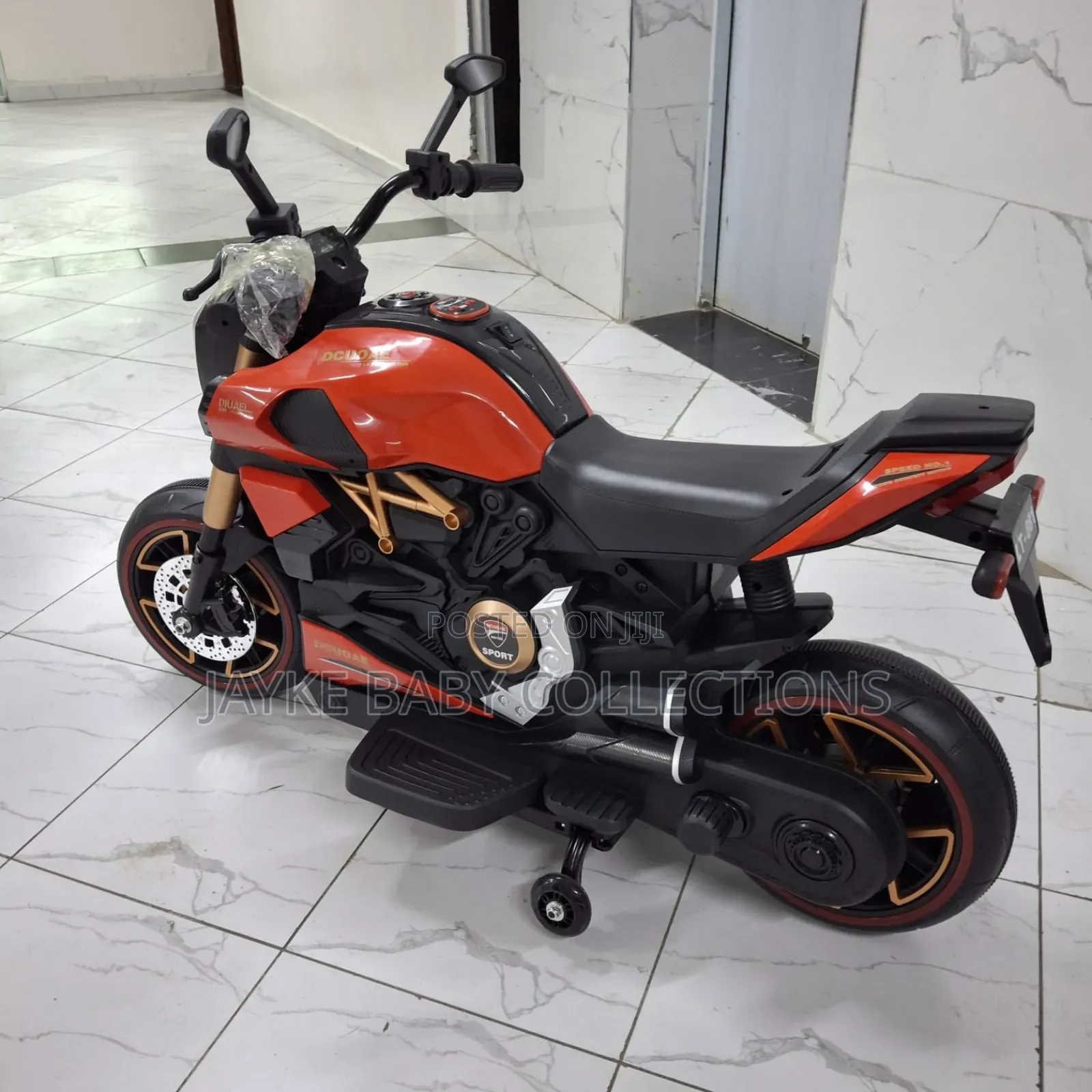 Battery-Operated Kids Motorcycle Bike With Music Lights