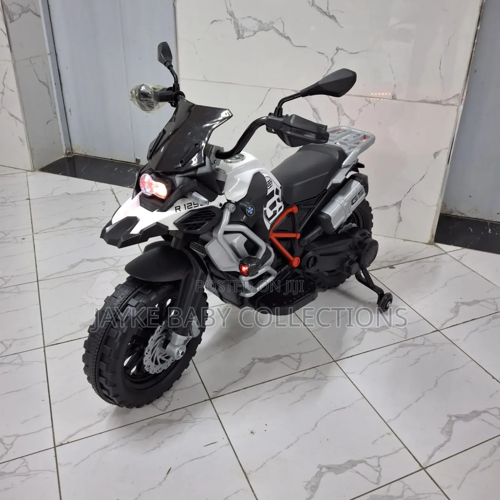 Battery-Operated Kids Motorcycle Bike With Music Lights