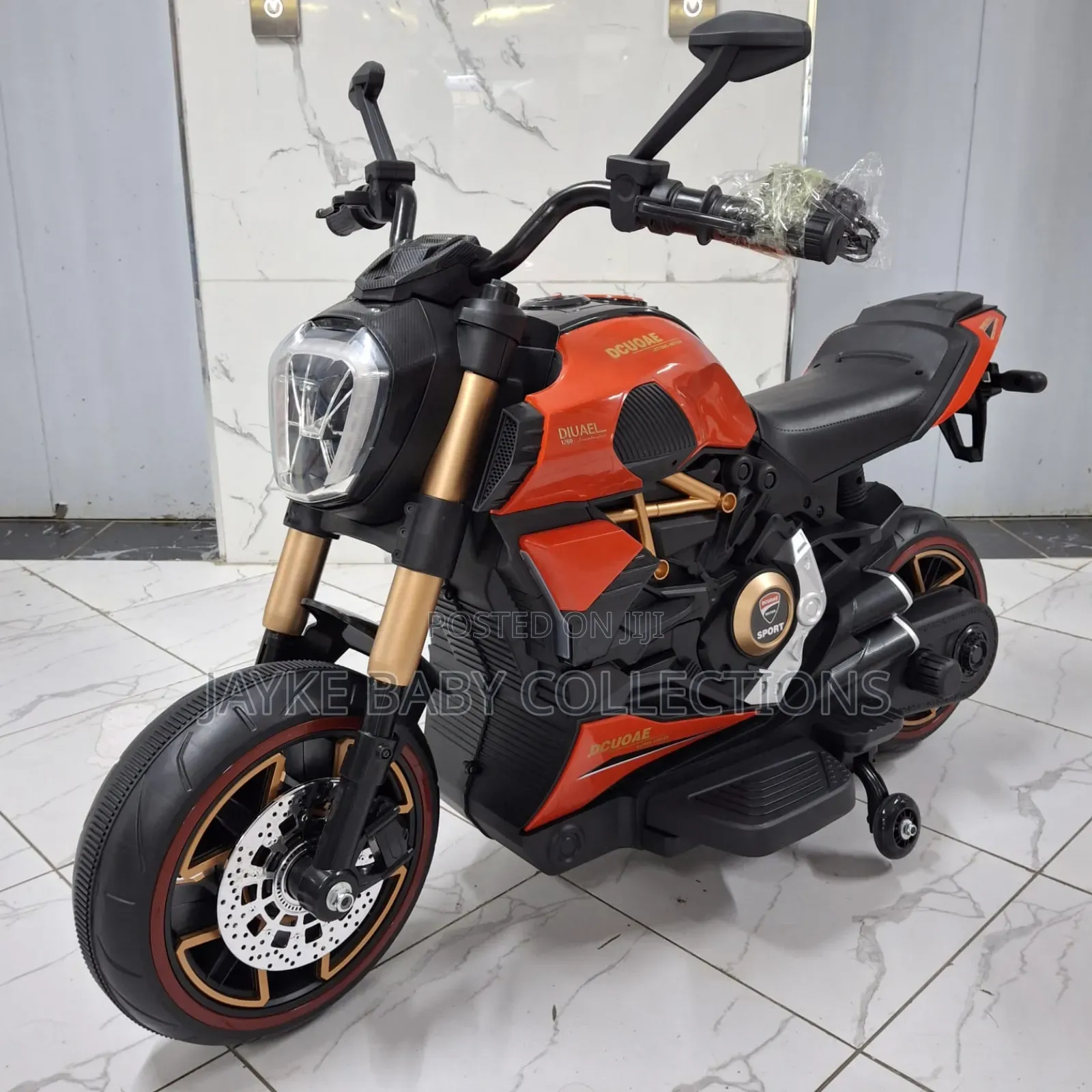 Battery-Operated Kids Motorcycle Bike With Music Lights