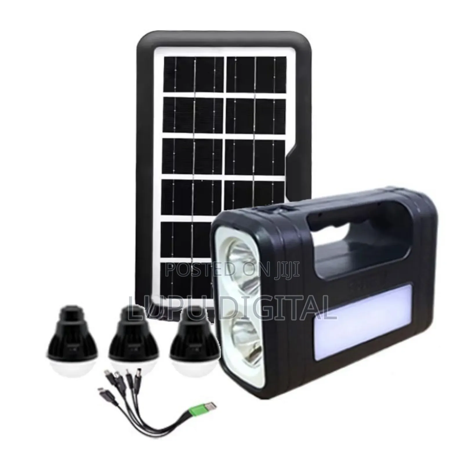 Solar Lighting Kit With 5in 1 Charger