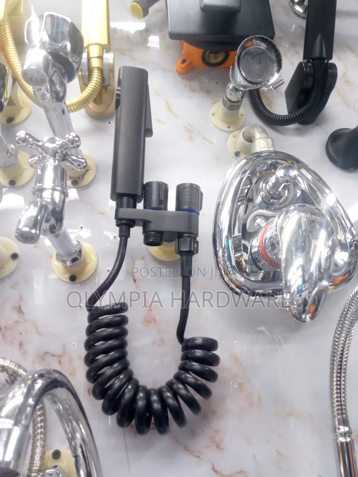 Bidet Toilet Spray+ Angle Valve Black