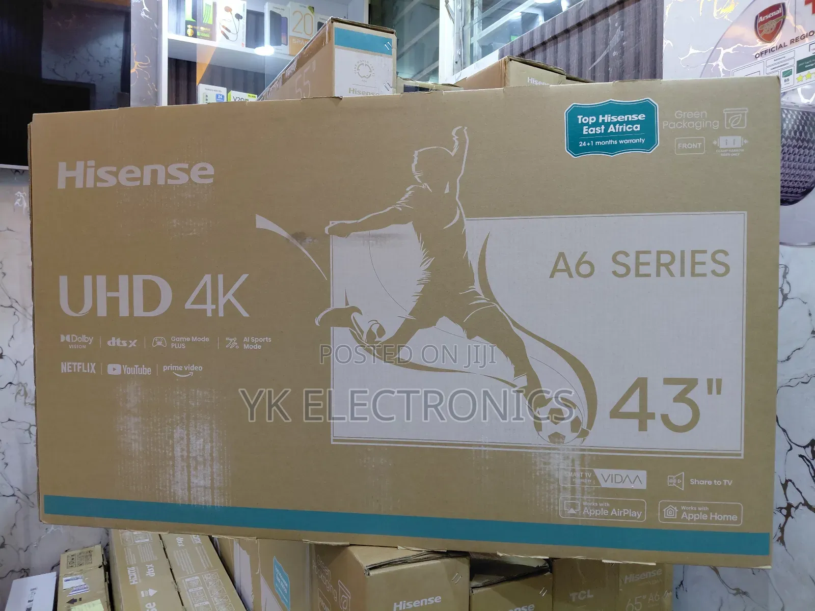 Hisense 43 Inch Smart Tv A6n Late 2024 Series