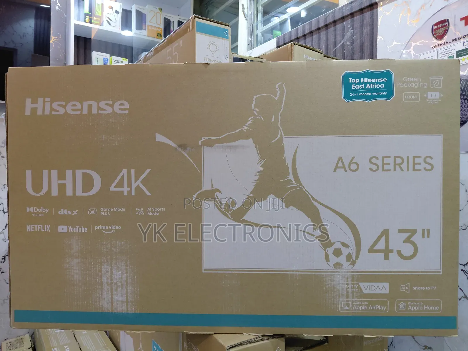 Hisense 43 Inch Smart Tv A6n Late 2024 Series