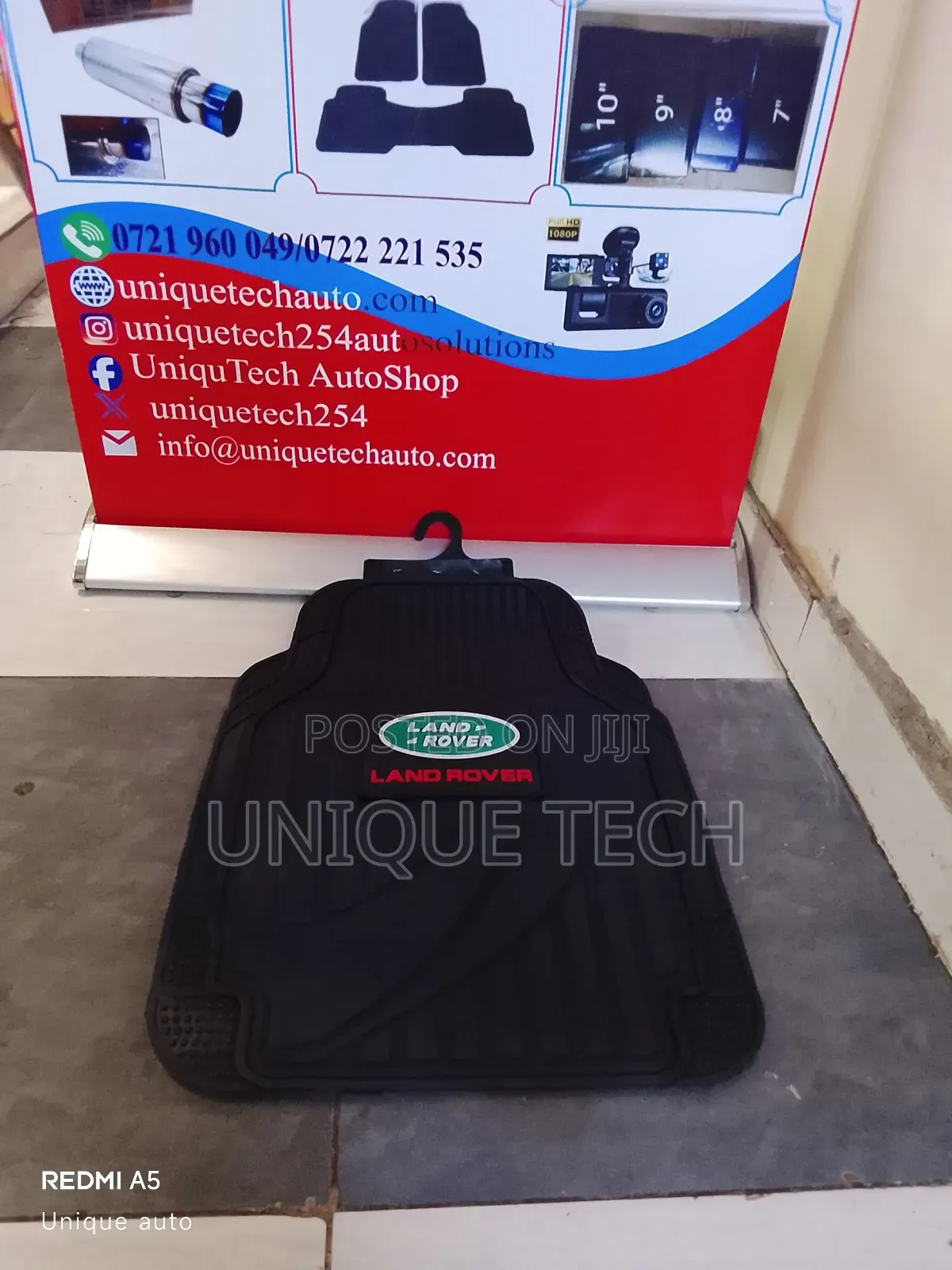 Land Rover Floor Rubber Mat Durable and Anti-Slip