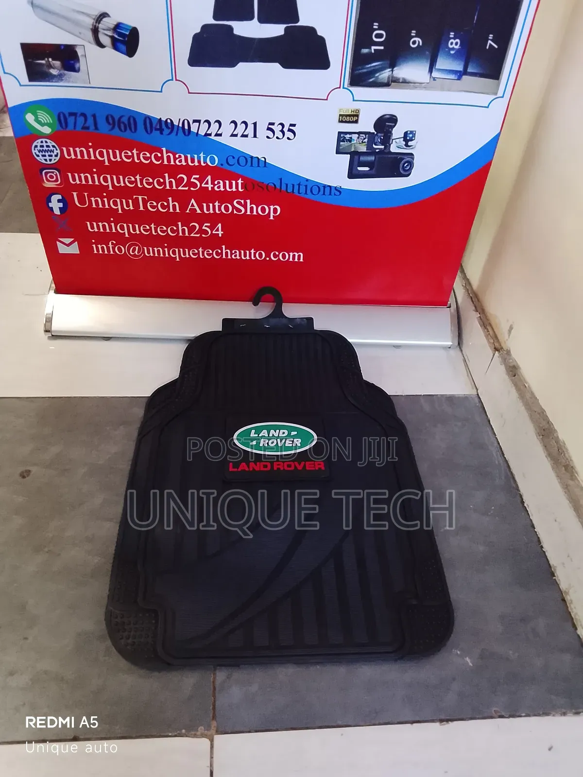 All-Weather Land Rover Rubber Mat for Car Floors