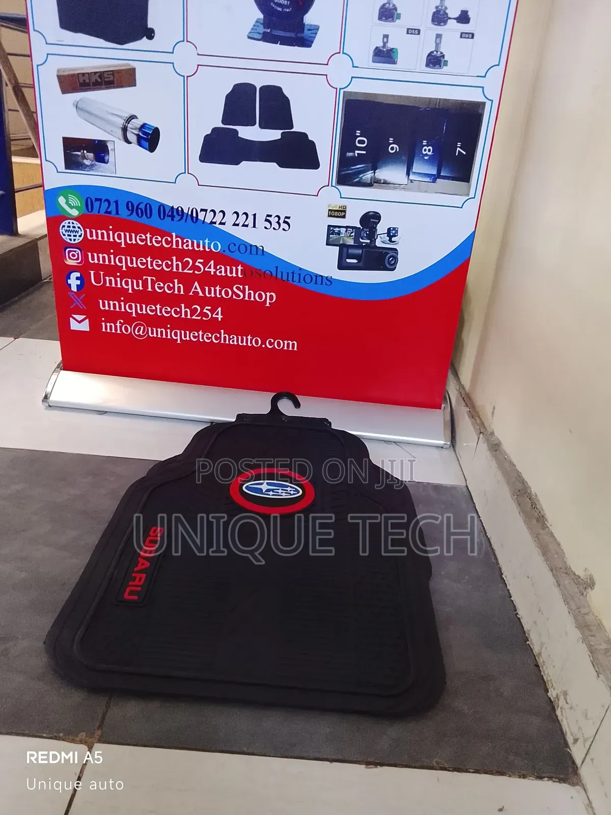 Subaru Rubber Mat Heavy Duty Floor Protection Set