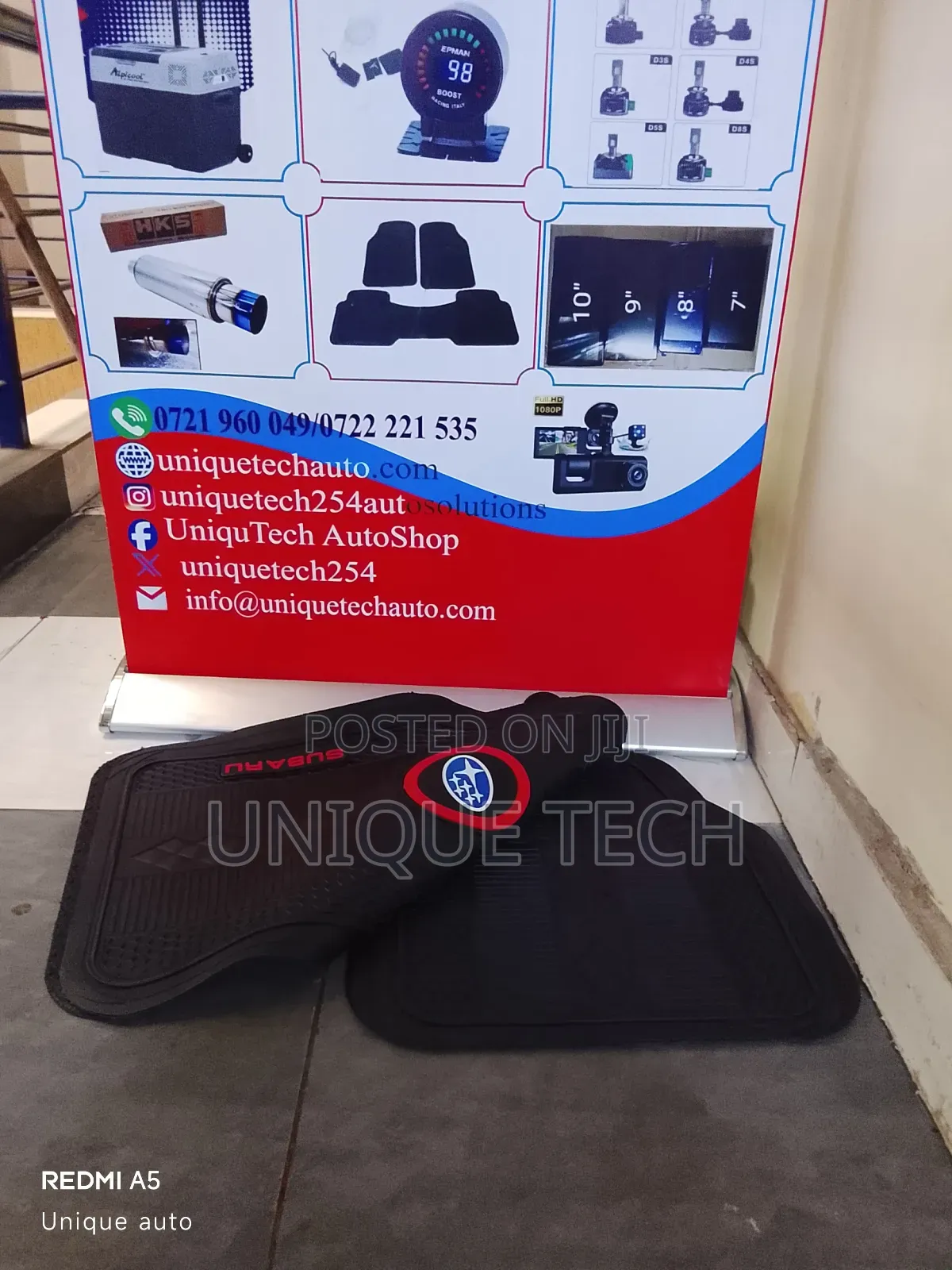 Subaru Mat Strong Rubber Design for Daily Protection