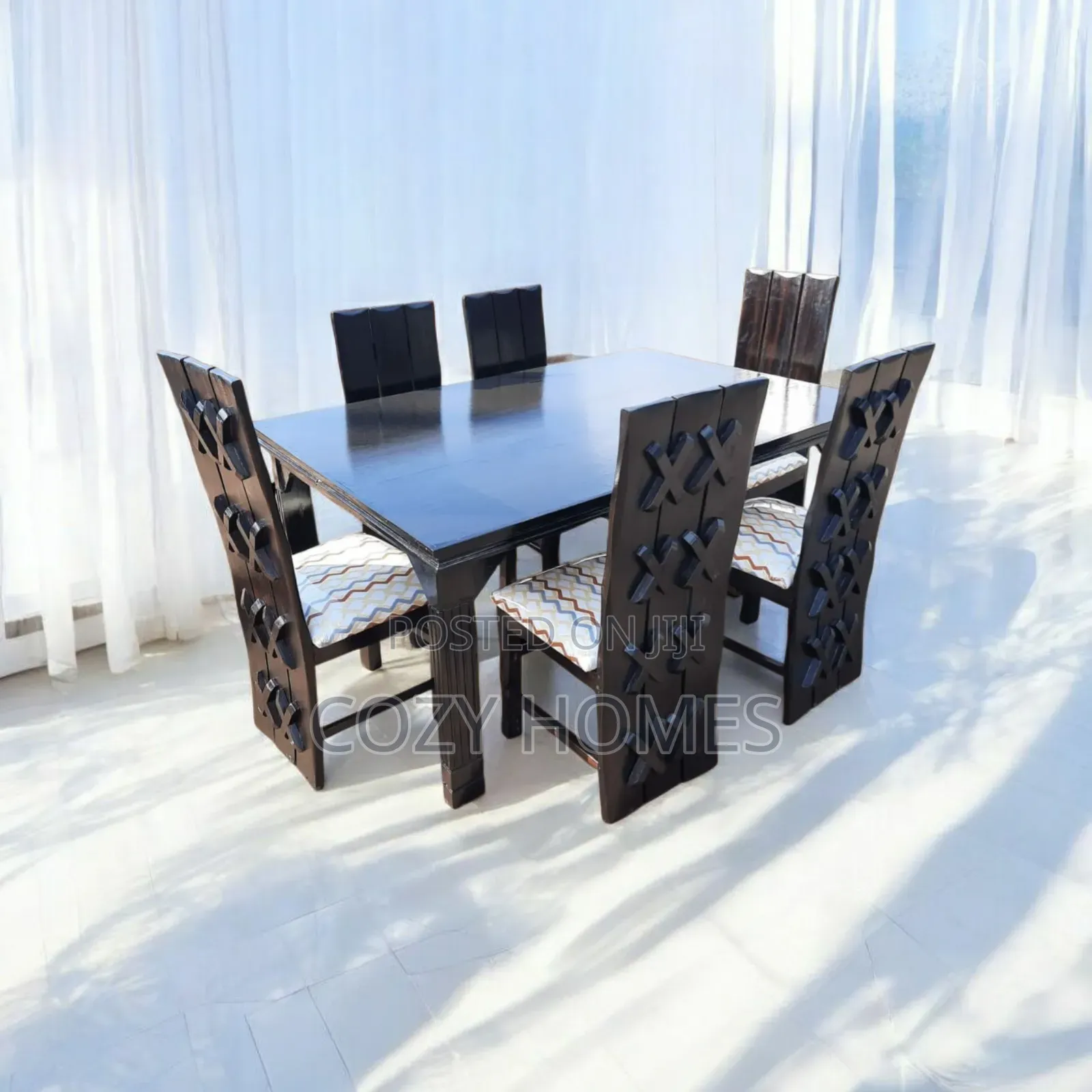Dining Table a Clean Compact 6 Seatter Dining Table
