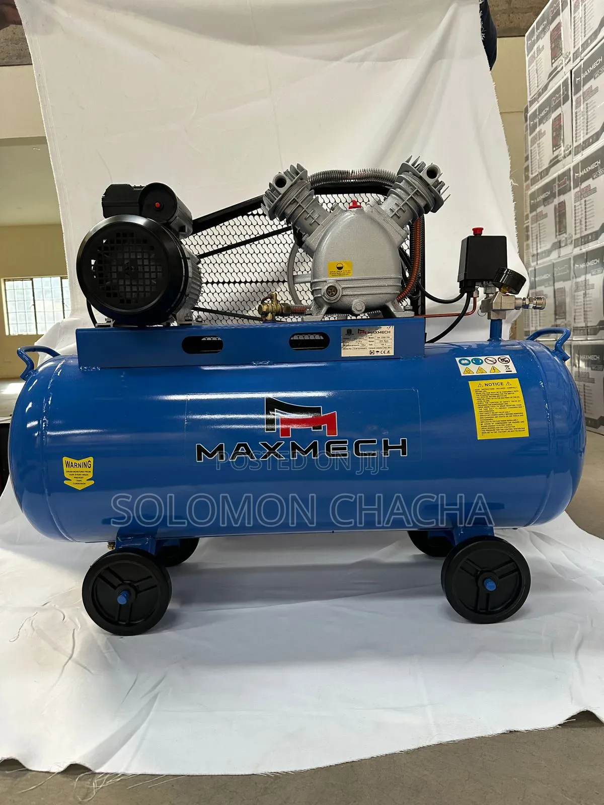 Maxmech Belt-driven
100l
2200w Air Compressor Best Quality