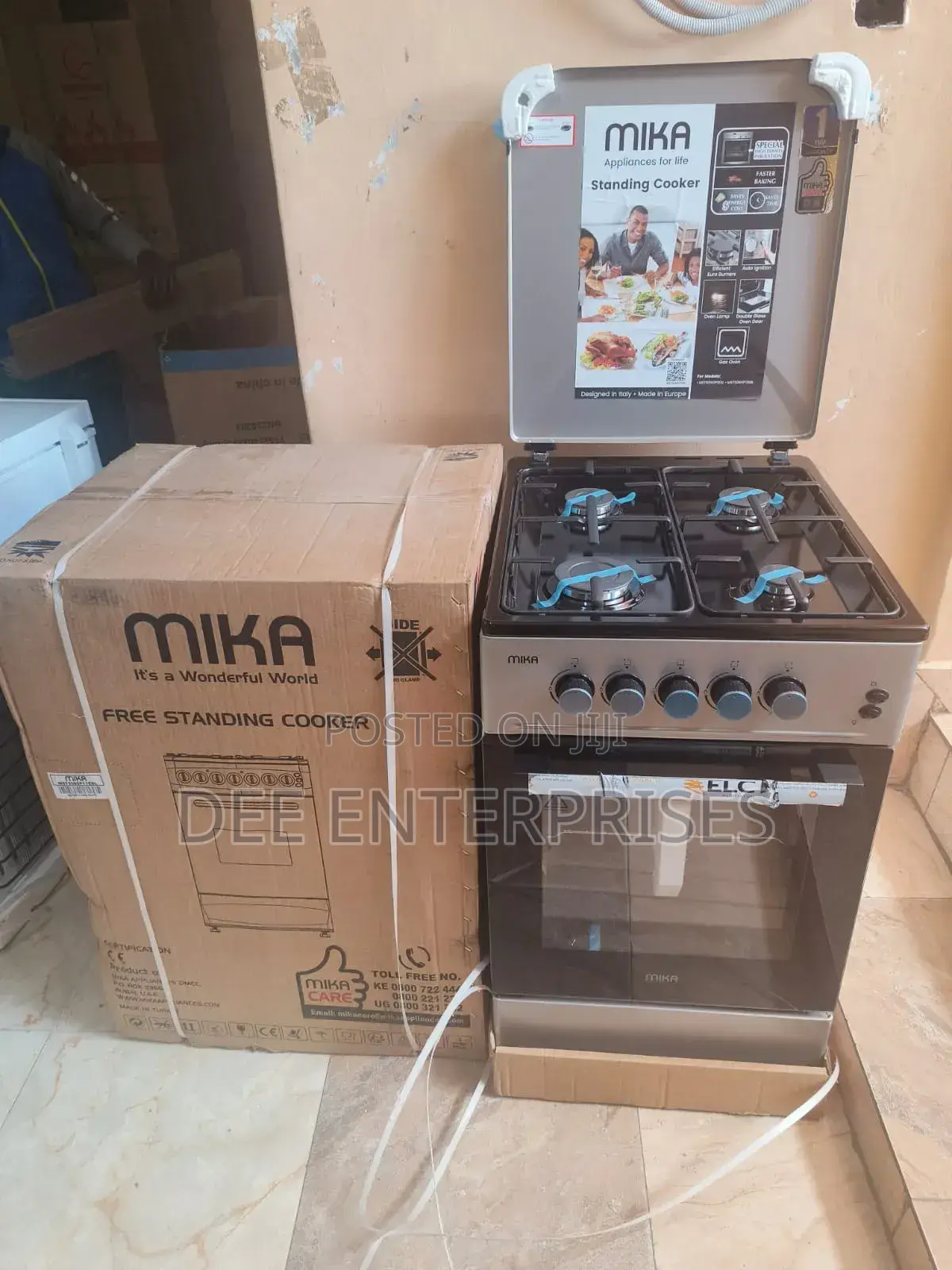 Mika Full Gas Standing Gas Cooker- 50*60