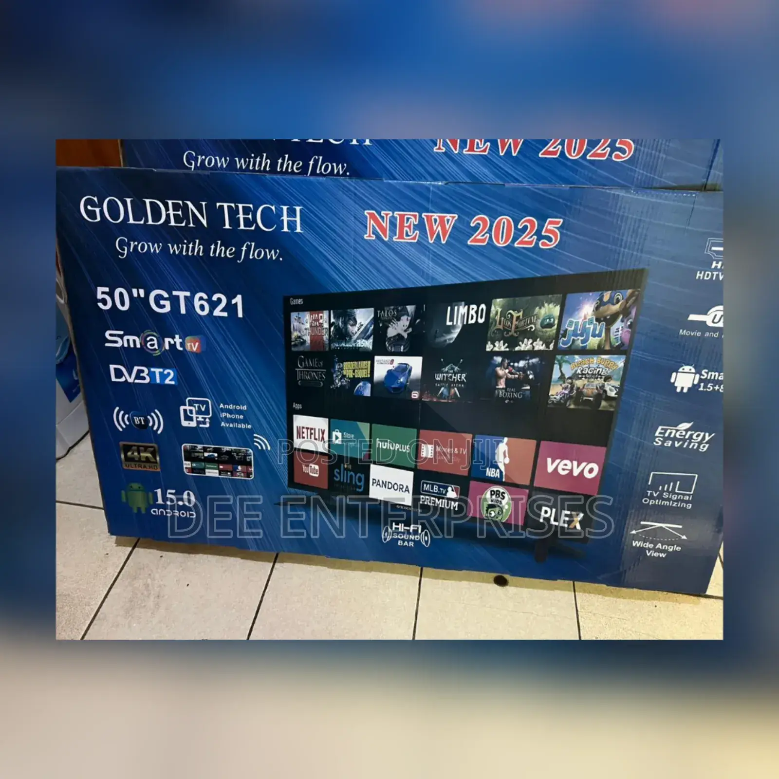 Golden Tech 50 Inches Smart Android Digital Tv