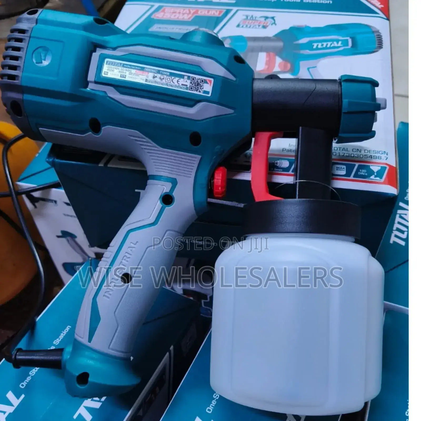 Total Industrial Electric Paint Spray Gun 450w