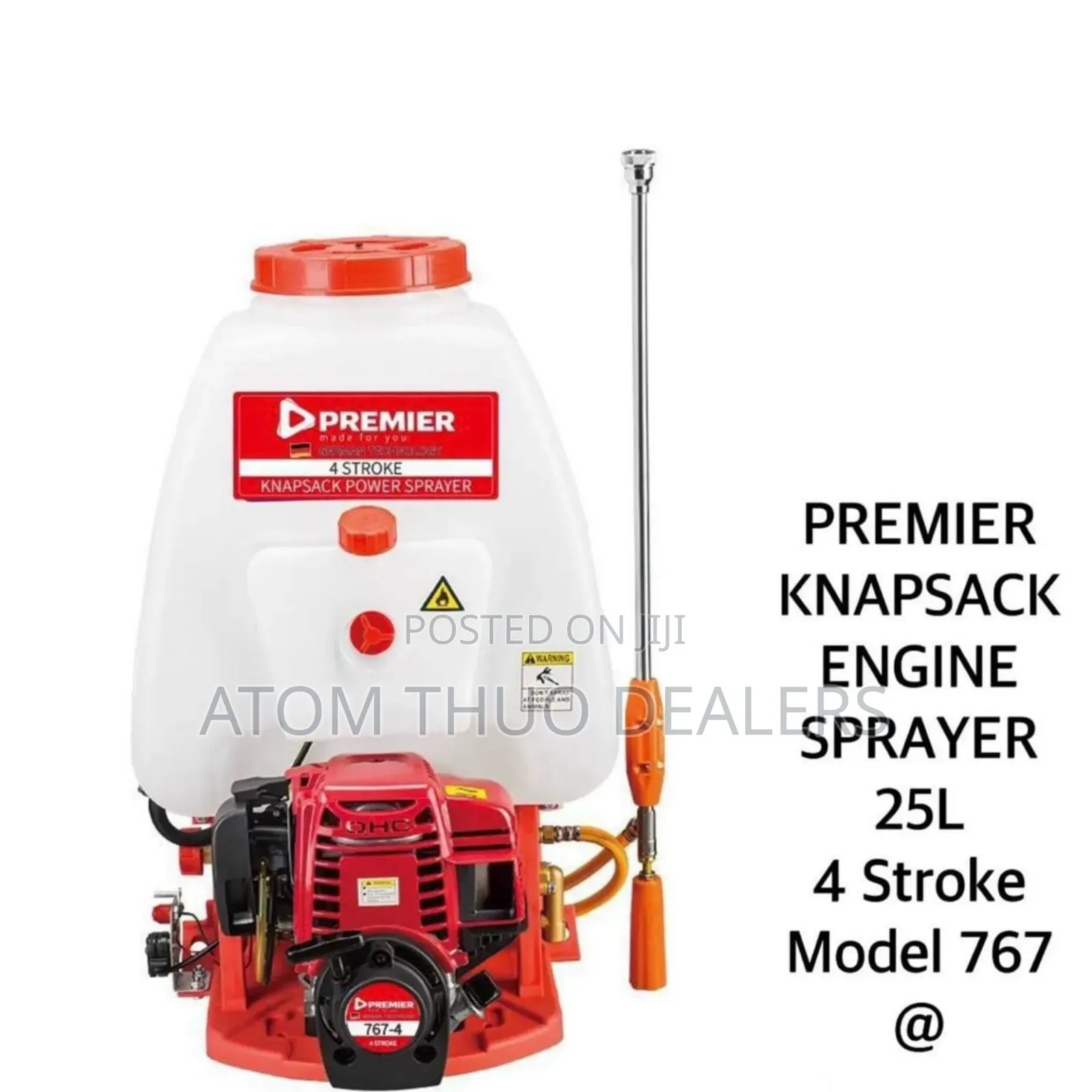 Premier Knapsack Engine Sprayer 25l 4 Stroke